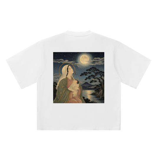 'Woman and Child' Oversized Drop Shoulder T-Shirt