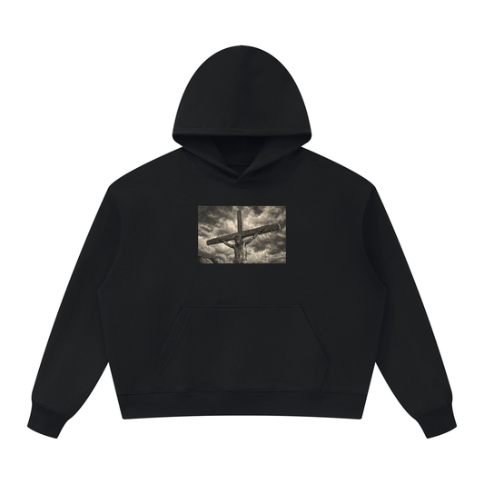'Golgatha' Oversized Heavyweight Hoodie