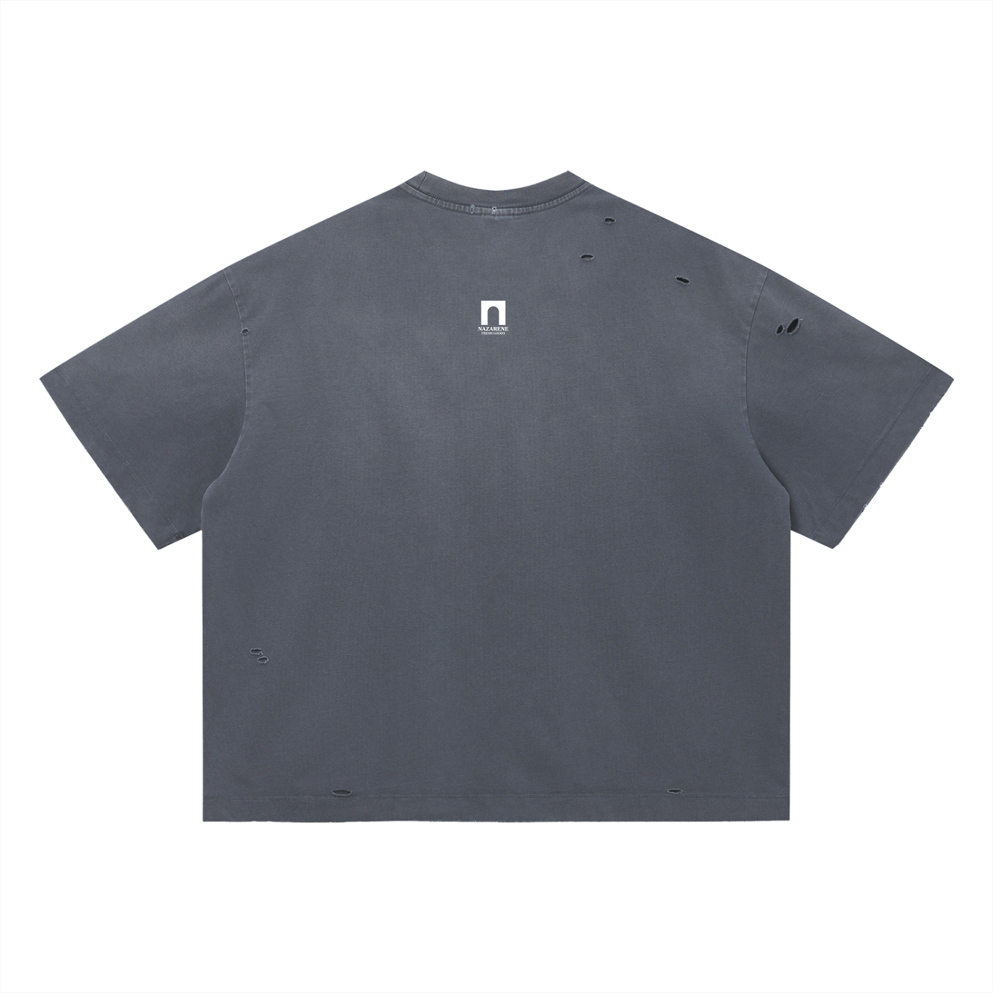 'Sheep' Distressed Boxy Oversized T-Shirt