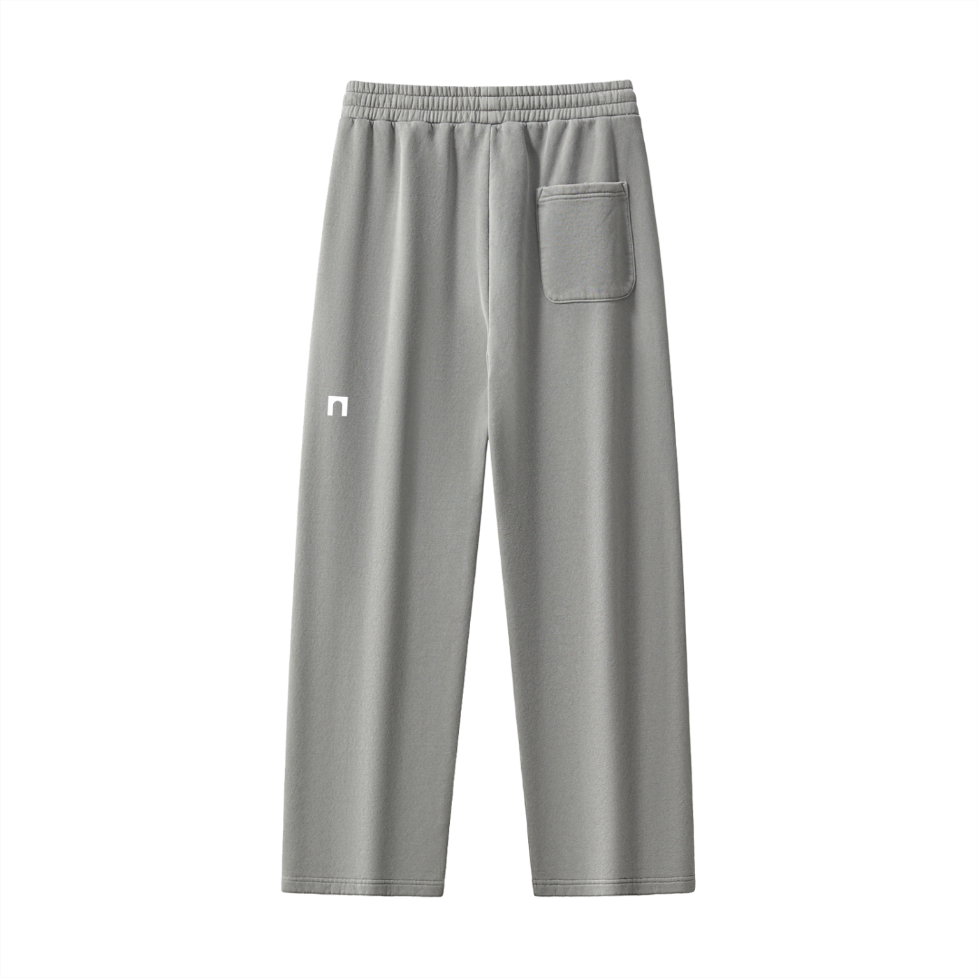 Frayed Washed Straight Leg Sweatpants