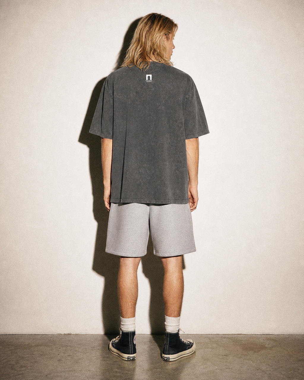 'Birds of The Air' Washed Oversized Tee