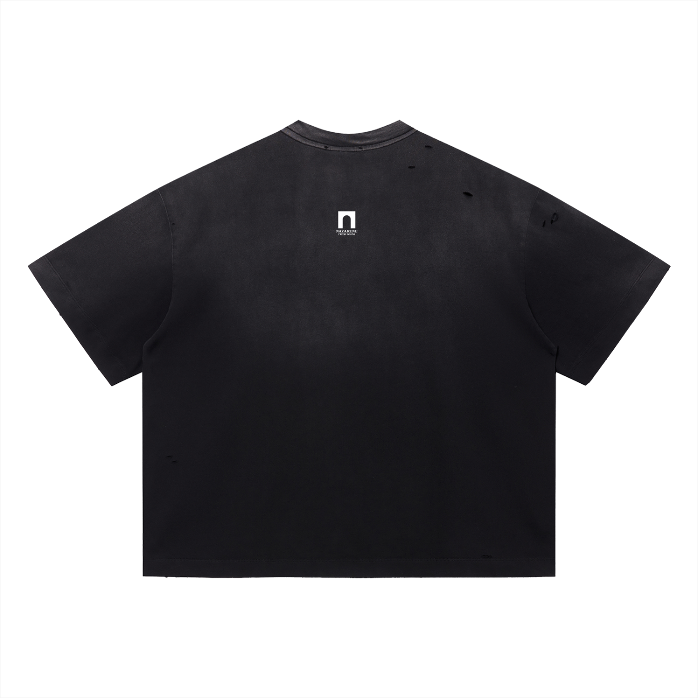 'Sheep' Distressed Boxy Oversized T-Shirt