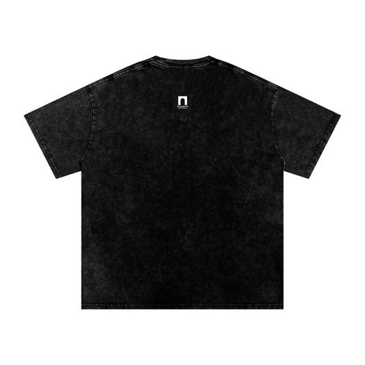 'Birds of The Air' Washed Oversized Tee