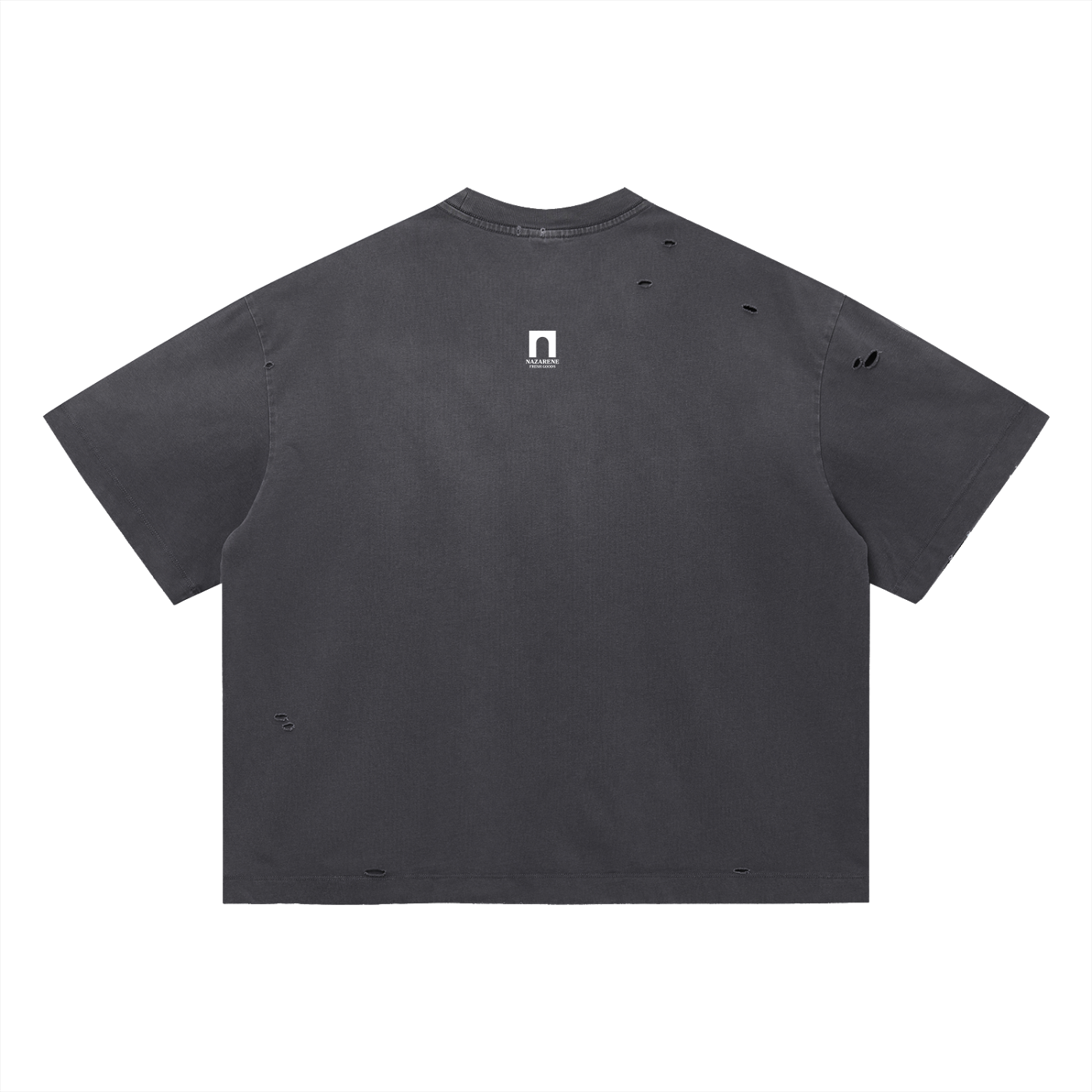 'Sheep' Distressed Boxy Oversized T-Shirt