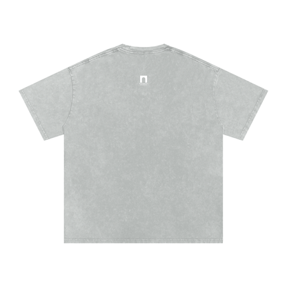 'Three' Washed Oversized Tee