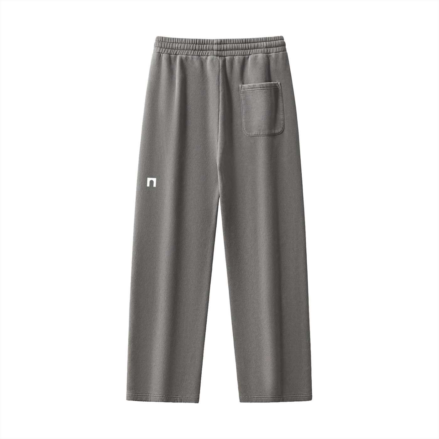 Frayed Washed Straight Leg Sweatpants