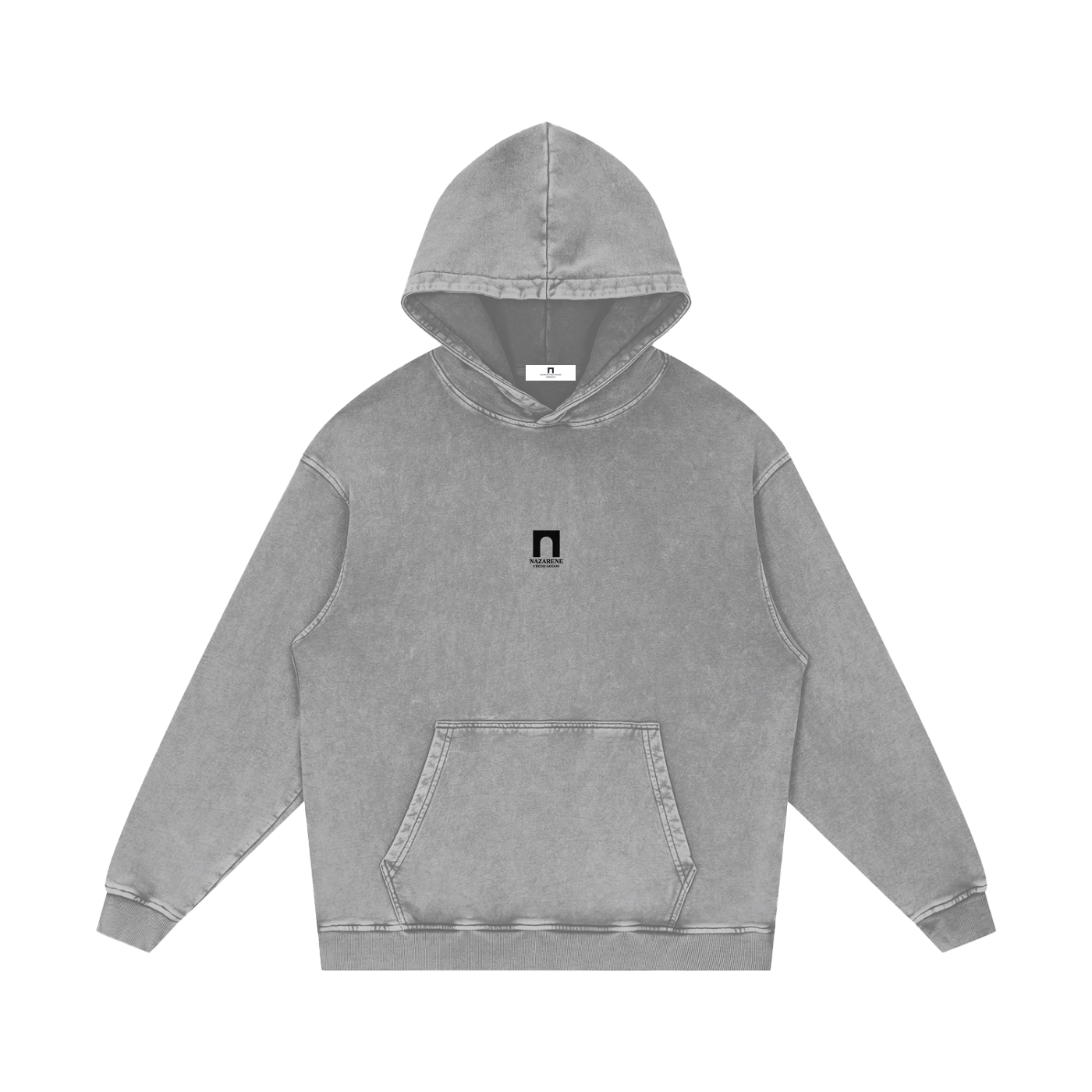 'Sun Over Water' Washed Hoodie