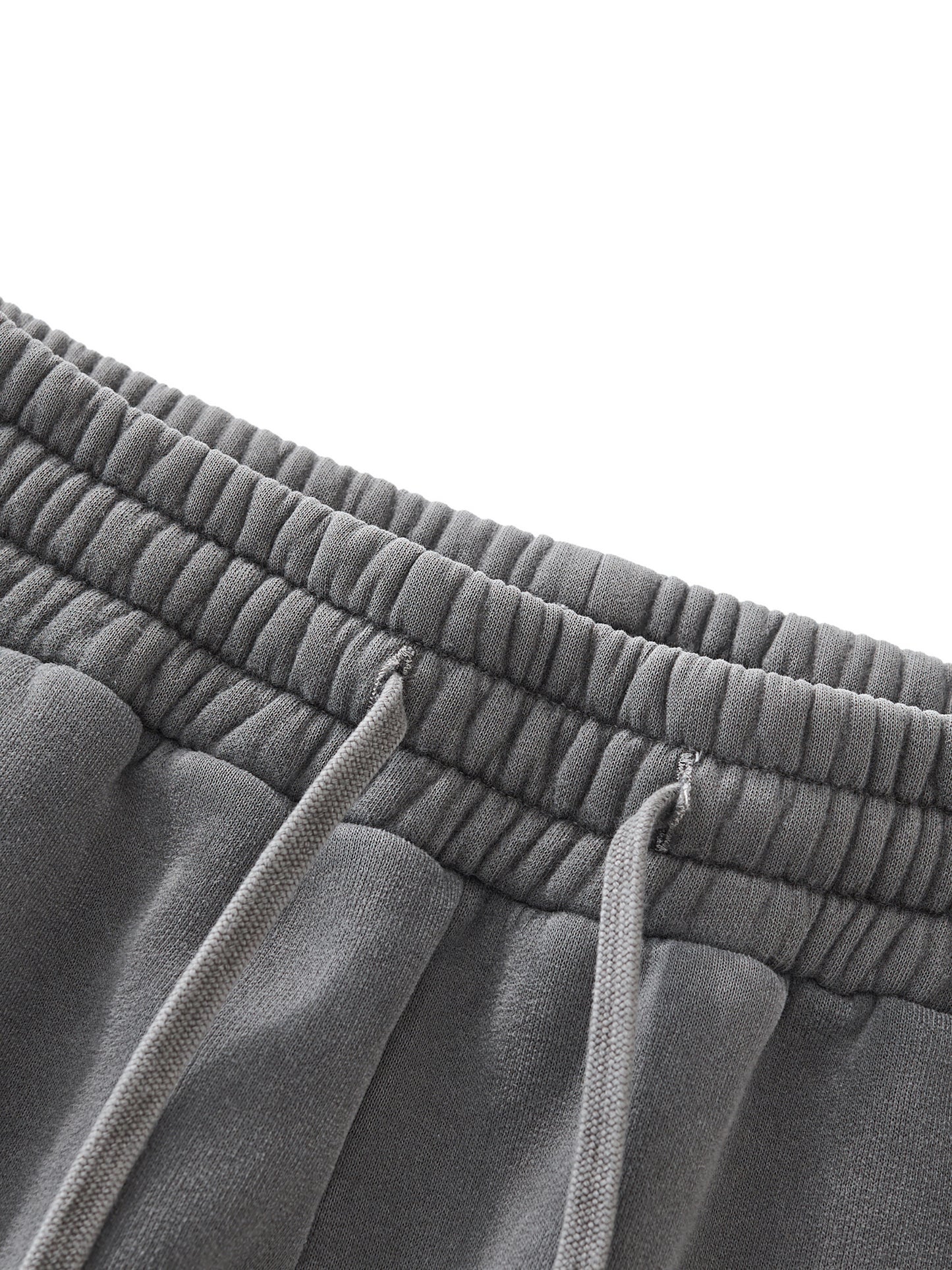 Frayed Washed Straight Leg Sweatpants
